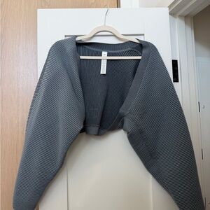 ALO Yoga Charcoal Gray Women's Shrug